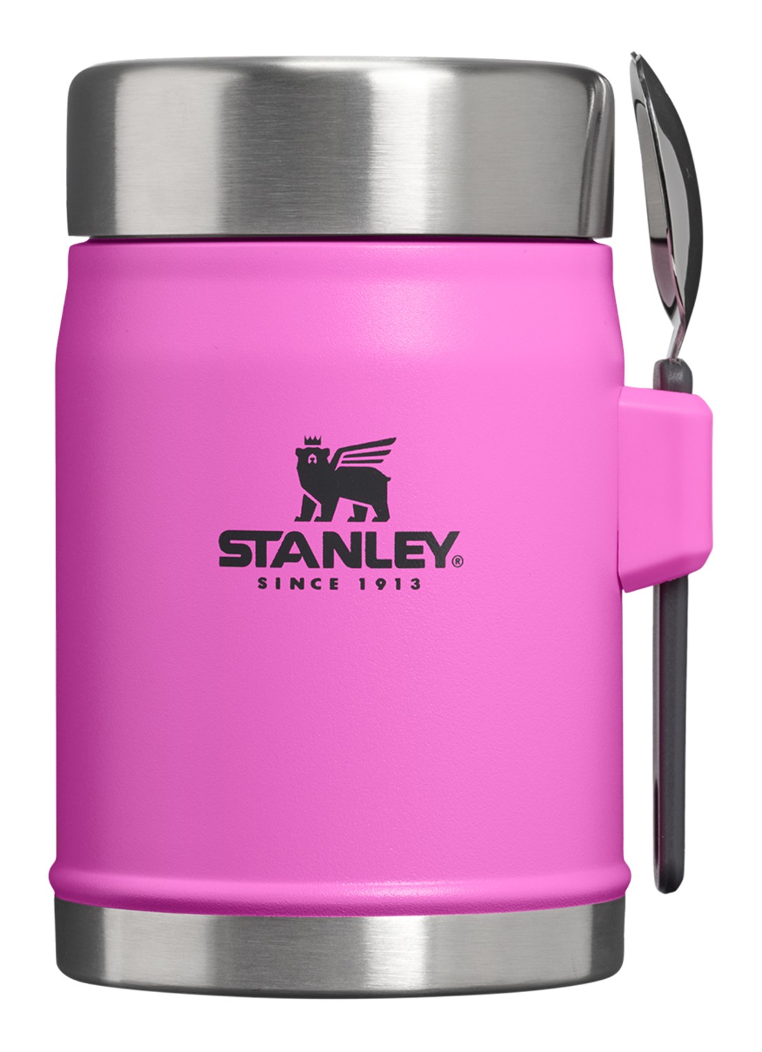 Stanley De Legendary Food Jar + Spork lunchbox 40 cl - voorkant 3 roze