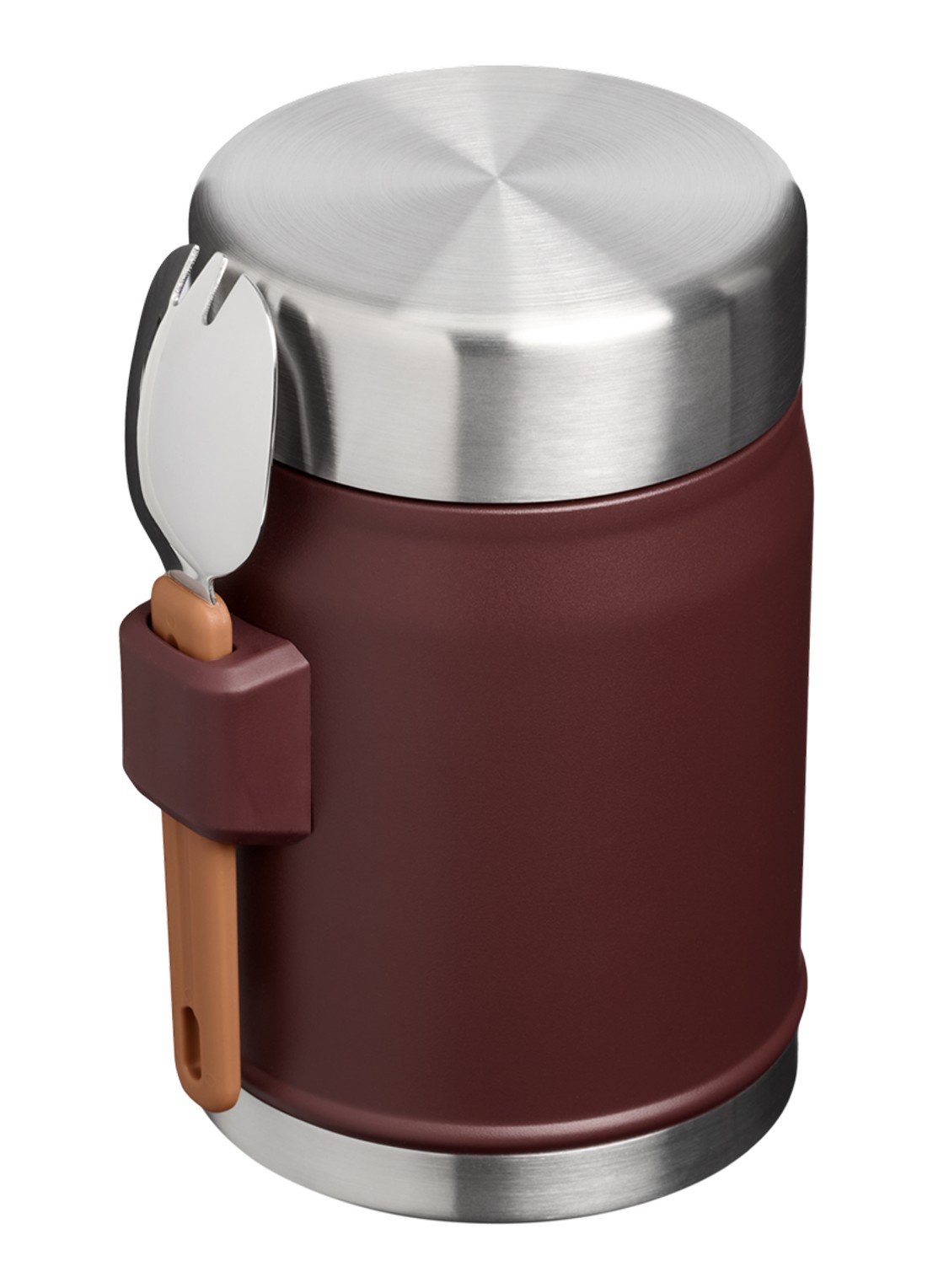 Stanley De Legendary Food Jar + Spork lunchbox 40 cl - achterkant 2 donkerbruin