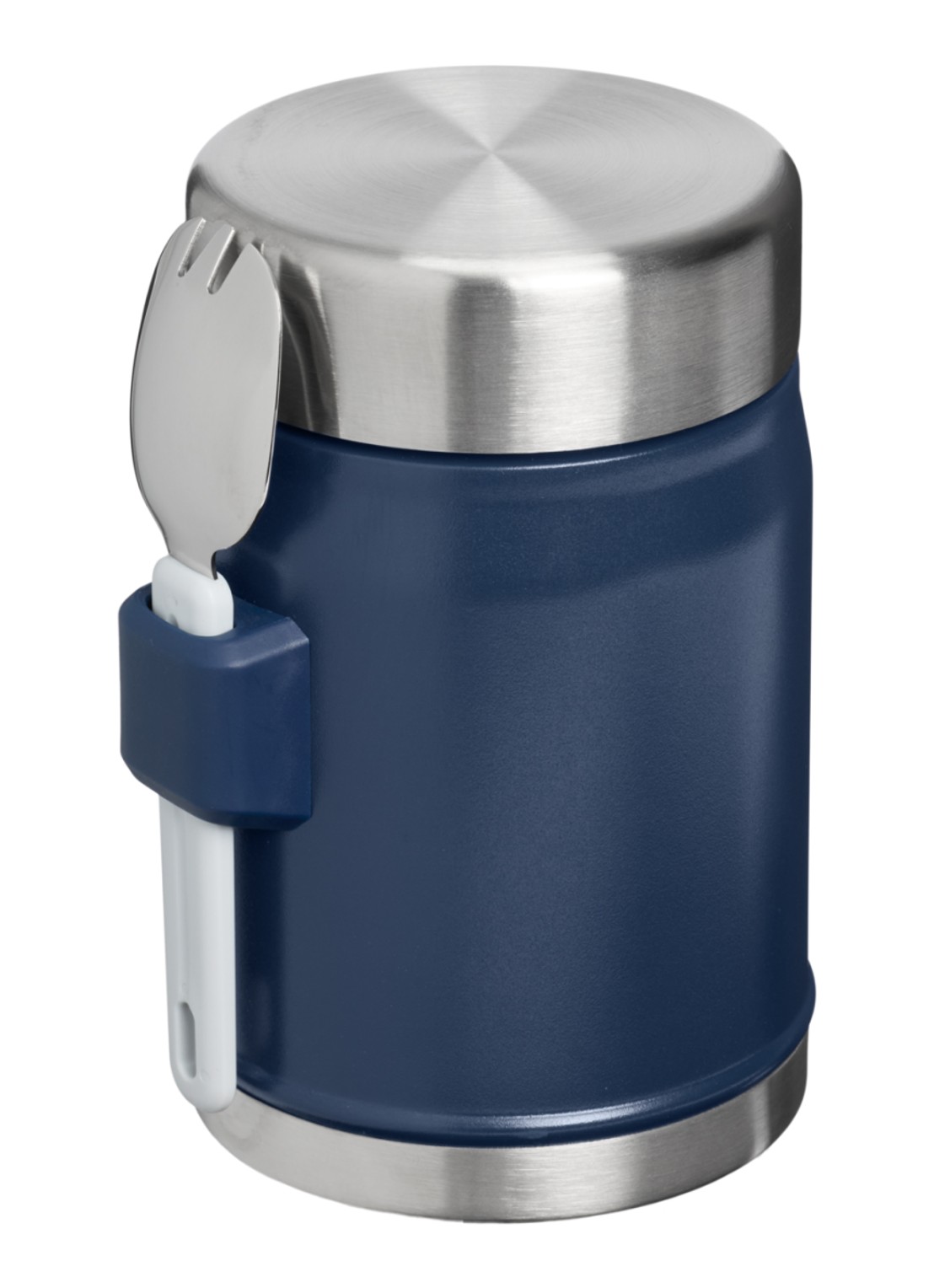 Stanley De Legendary Food Jar + Spork lunchbox 40 cl - achterkant donkerblauw