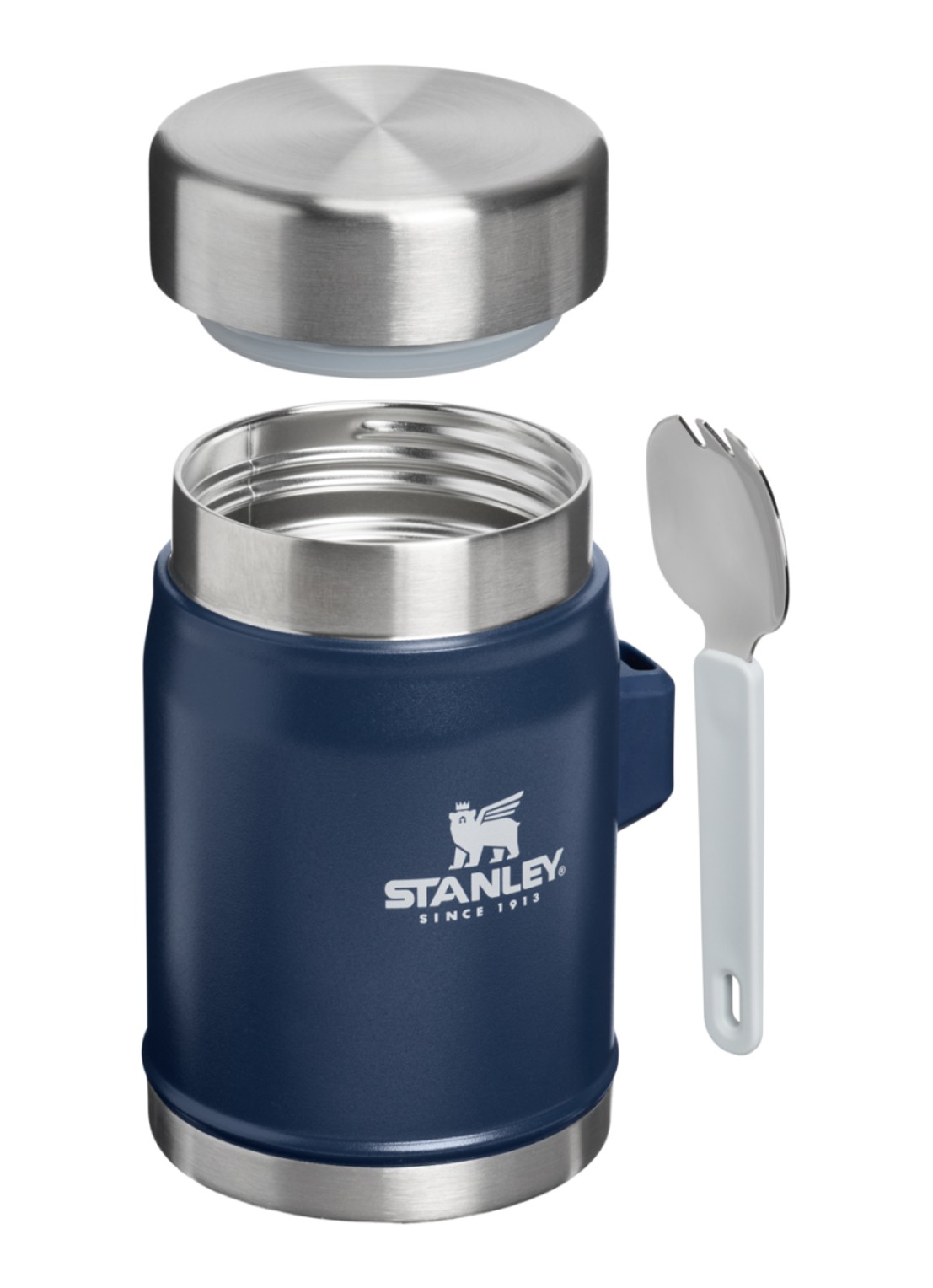Stanley De Legendary Food Jar + Spork lunchbox 40 cl - detail 2 donkerblauw