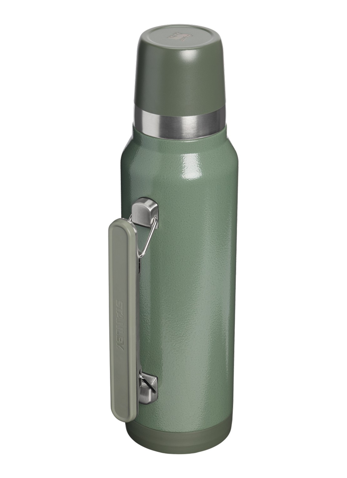 Stanley De New Legend thermosfles 1,4 liter - achterkant 3 groen