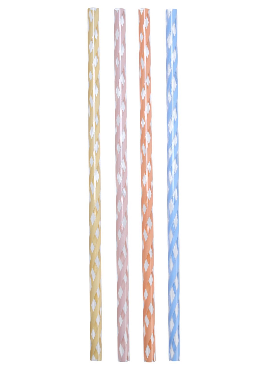 Stanley De Quencher® H2.0 FlowState™ Tumbler Straws | 1.2 liter| 4-pack - voorkant 2 multicolor