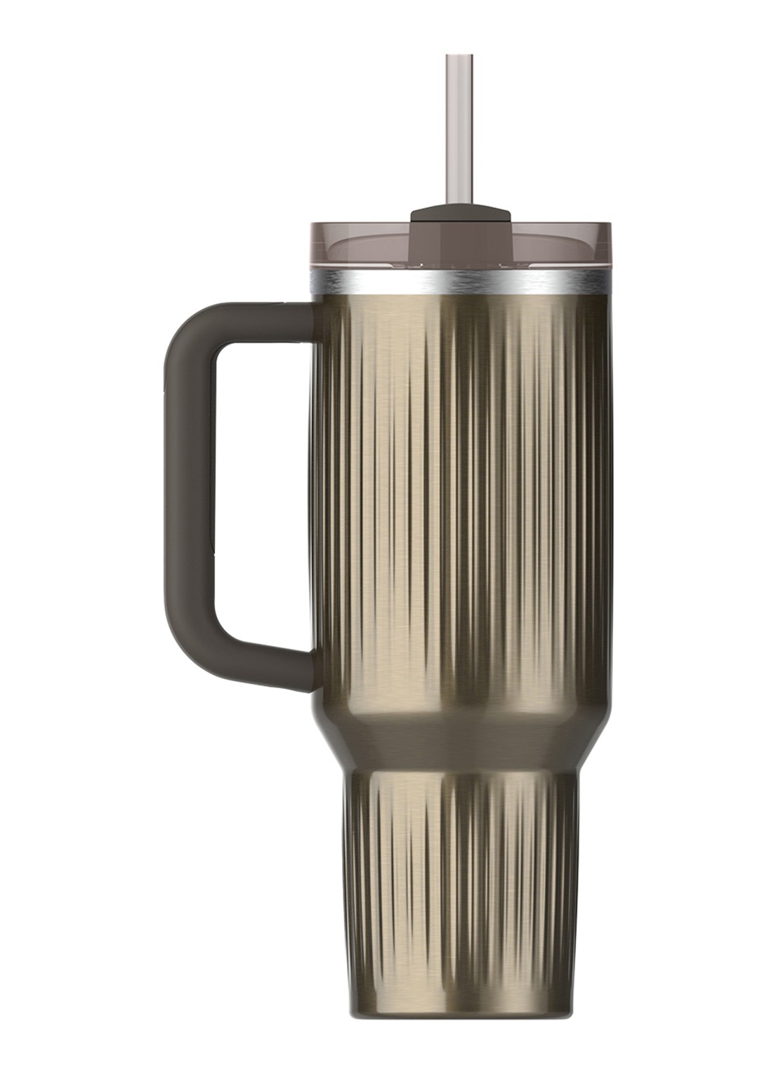 Stanley De Quencher® H2.0 Fluted thermosfles 1,18 liter - achterkant gunmetal shine / antraciet
