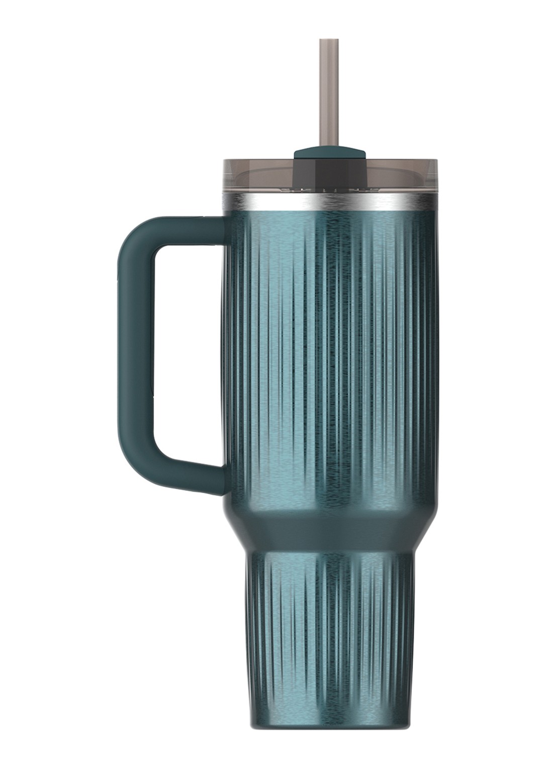 Stanley De Quencher® H2.0 Fluted thermosfles 1,18 liter - achterkant marina shine / donkerblauw