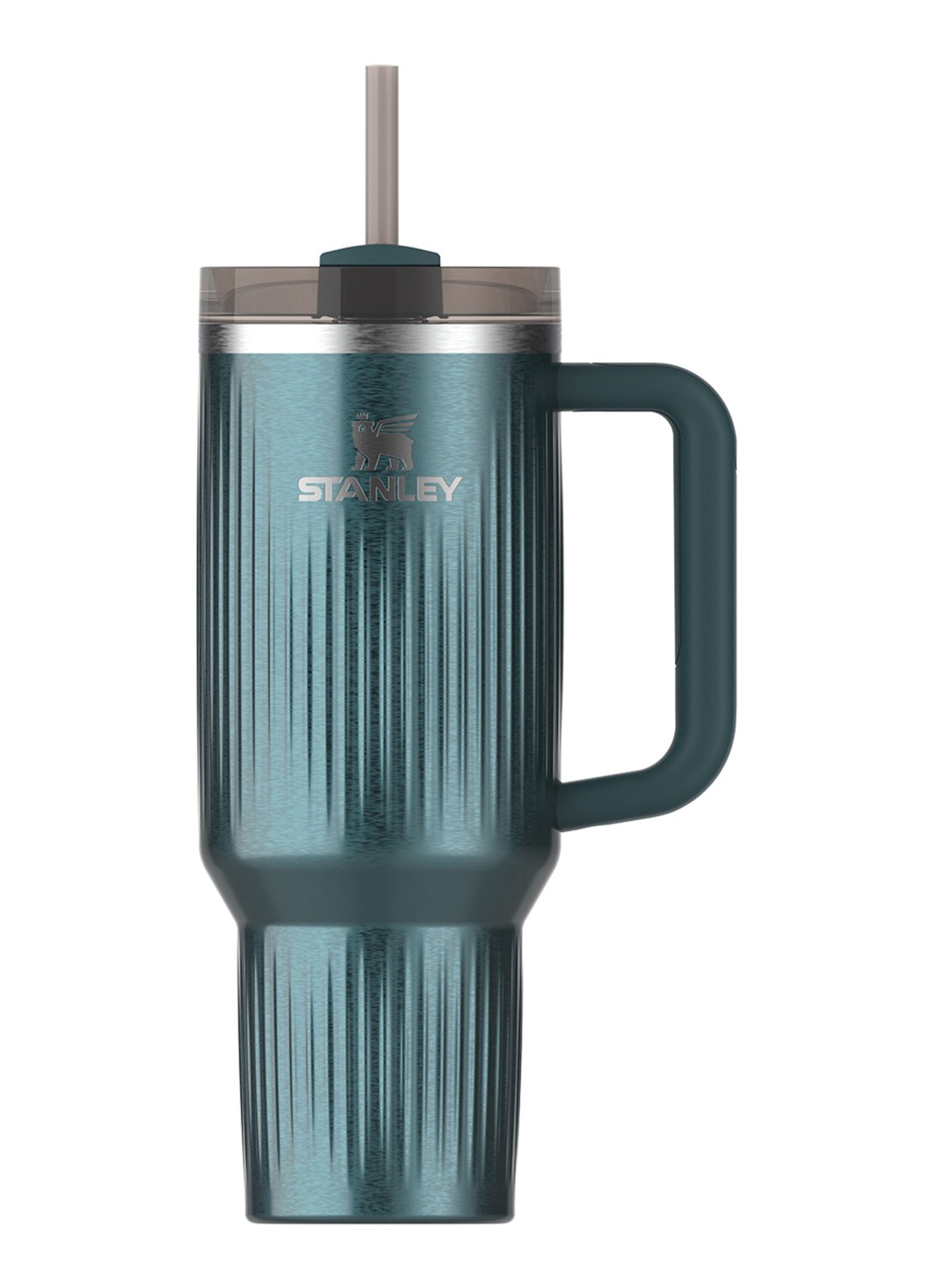 Stanley De Quencher® H2.0 Fluted thermosfles 1,18 liter - voorkant 2 marina shine / donkerblauw