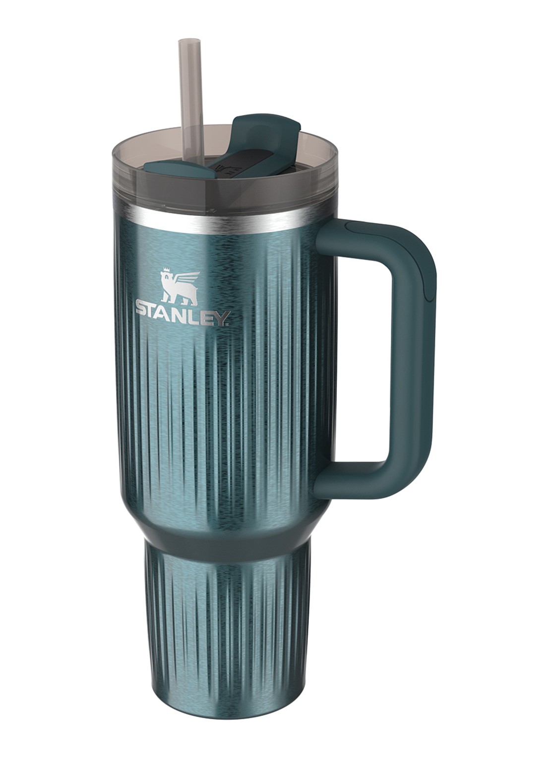 Stanley De Quencher® H2.0 Fluted thermosfles 1,18 liter - voorkant 3 marina shine / donkerblauw