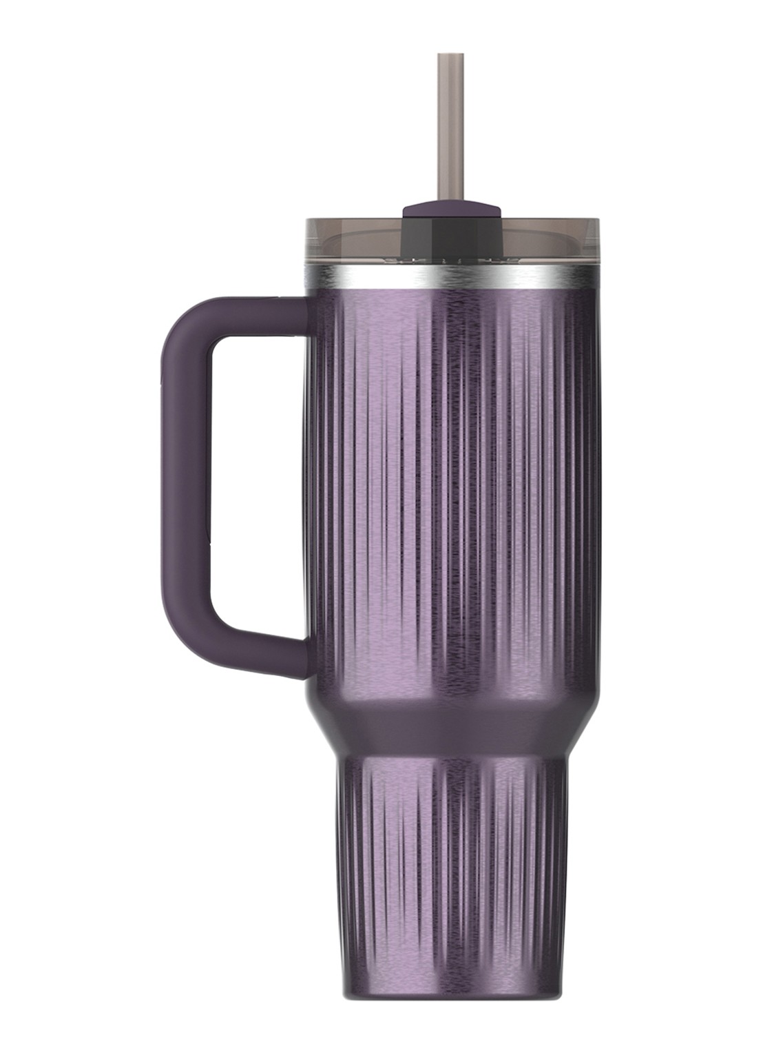 Stanley De Quencher® H2.0 Fluted thermosfles 1,18 liter - achterkant wisteria shine / lila