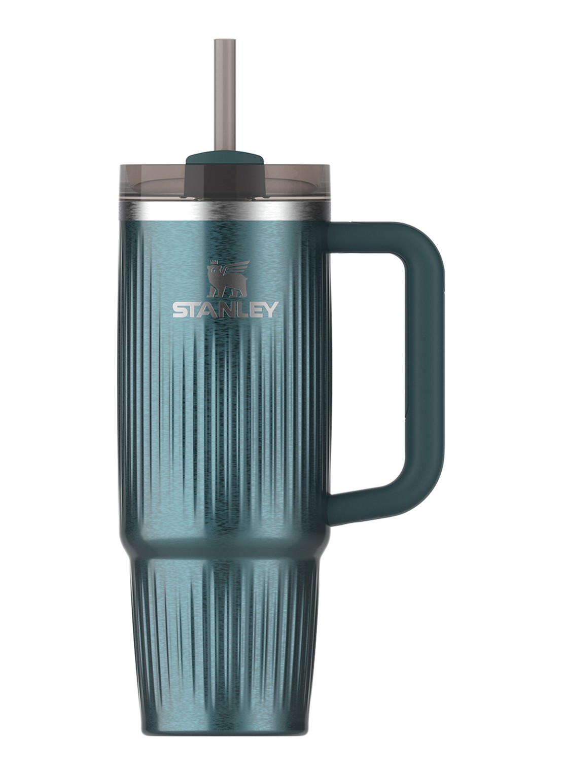 Stanley De Quencher® H2.0 Fluted thermosfles 89 cl - voorkant marina shine / donkerblauw