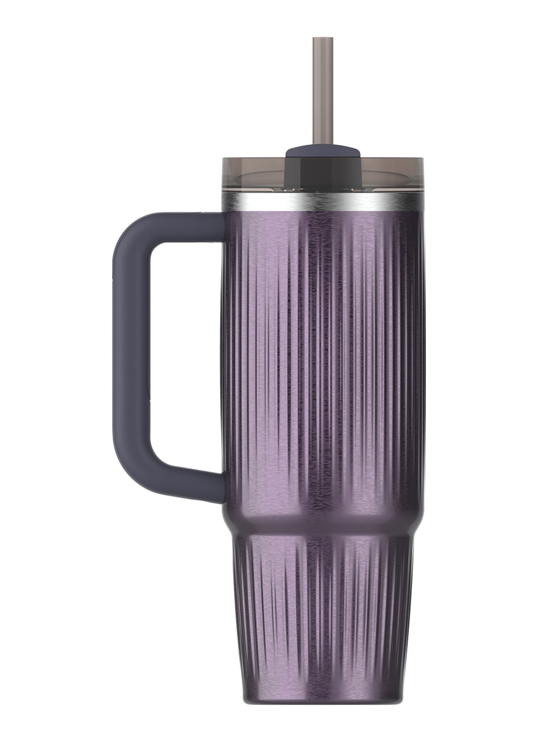 Stanley De Quencher® H2.0 Fluted thermosfles 89 cl - achterkant wisteria shine / lila
