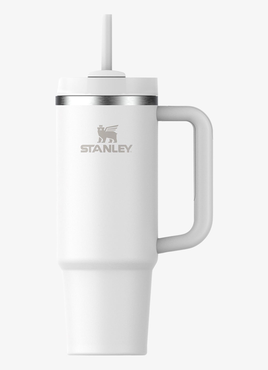 Stanley De Quencher® H2.O FlowState™ thermosfles 0,89 liter - voorkant frost / gebroken wit