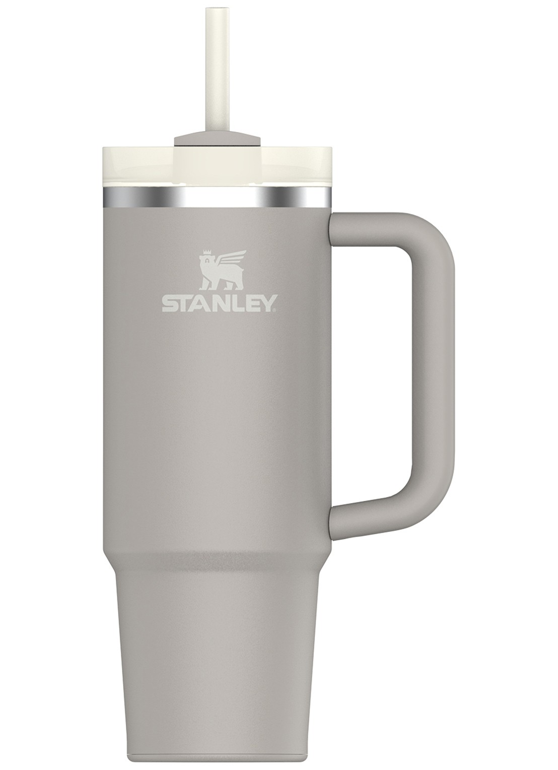 Stanley De Quencher® H2.O FlowState™ thermosfles 0,89 liter - voorkant 2 ash / grijs