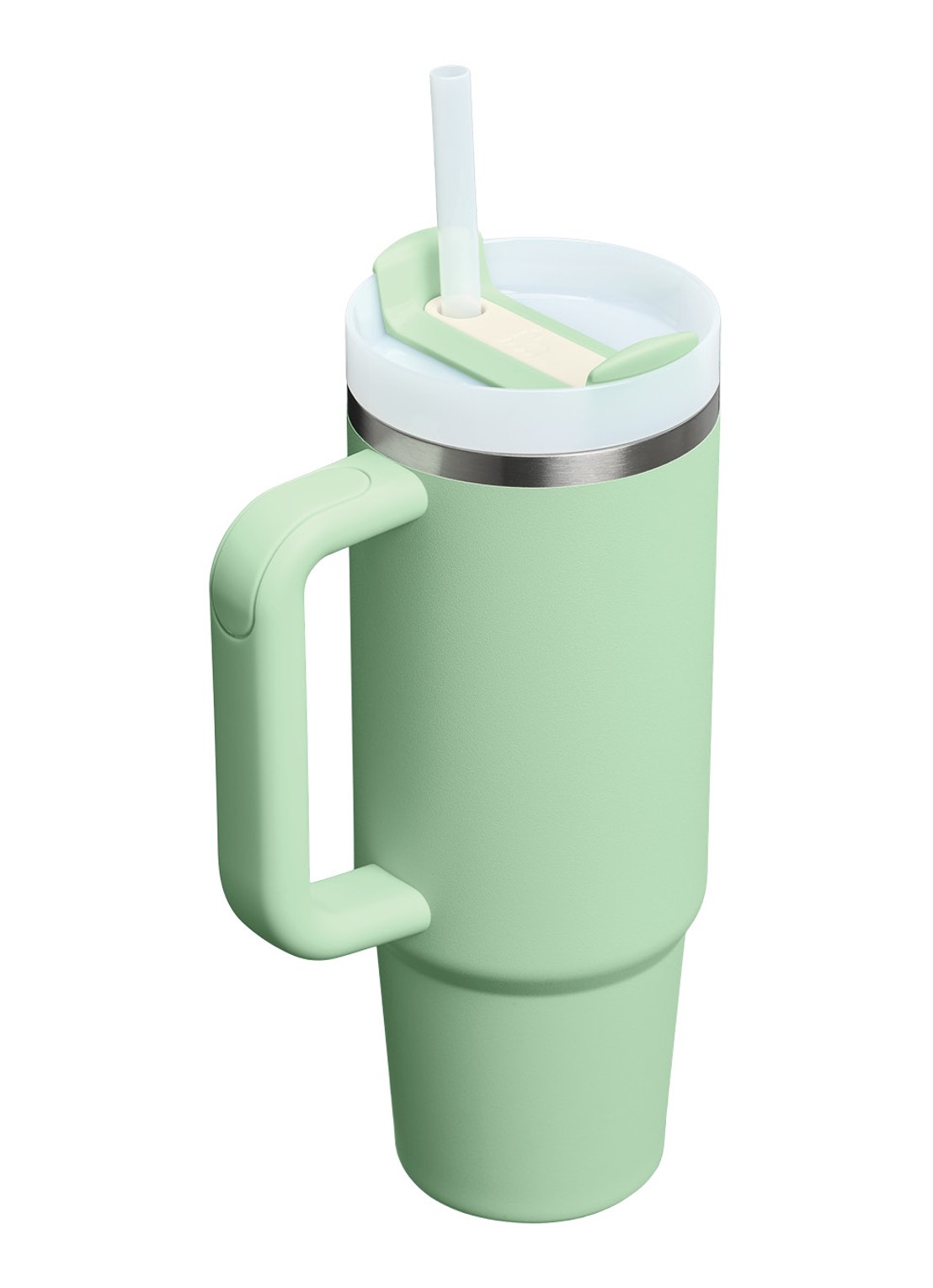 Stanley De Quencher® H2.O FlowState™ thermosfles 0,89 liter - achterkant lichtgroen