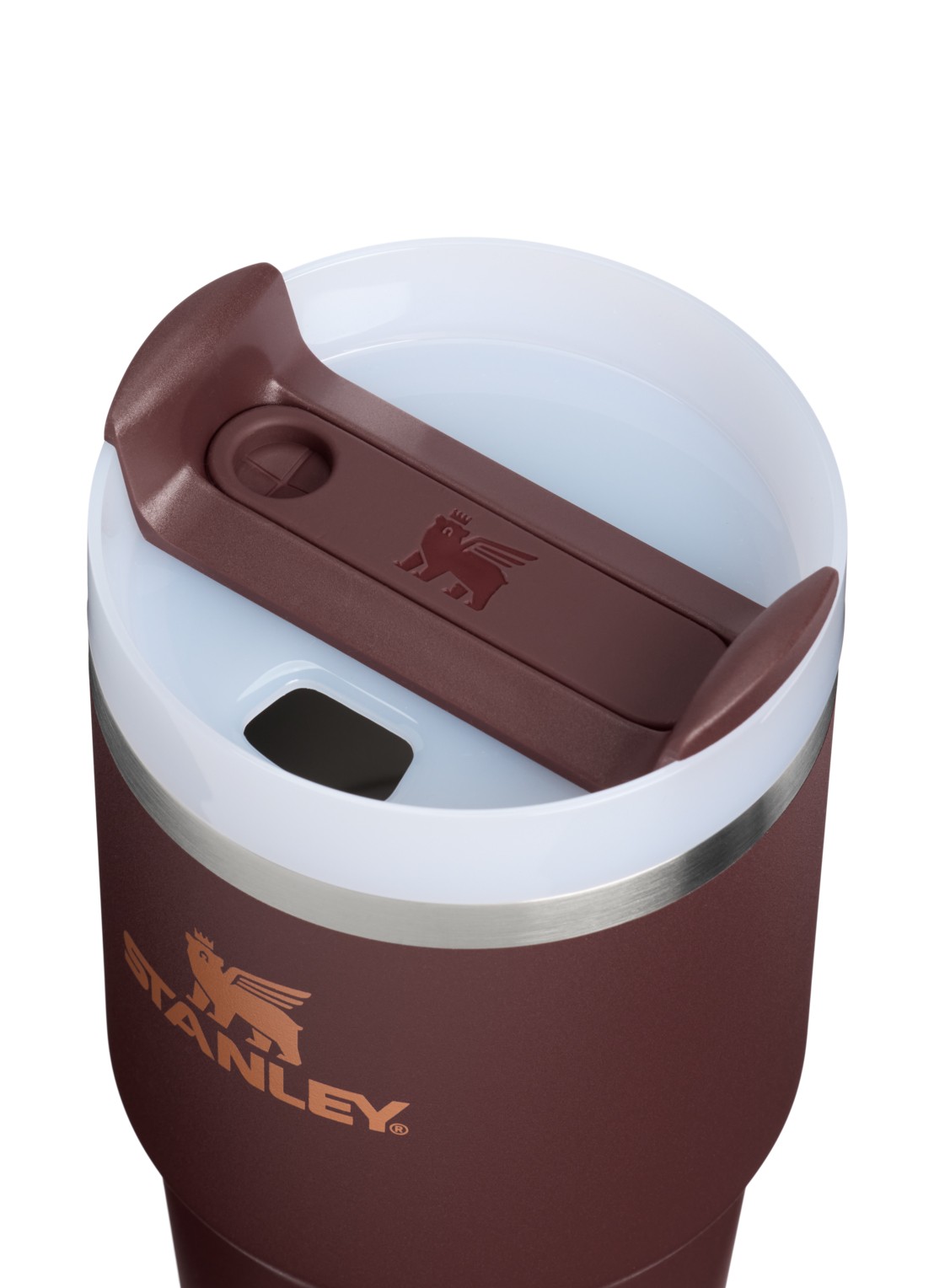 Stanley De Quencher H2.O FlowState™ thermosfles 0,59 liter - detail 3 donkerbruin