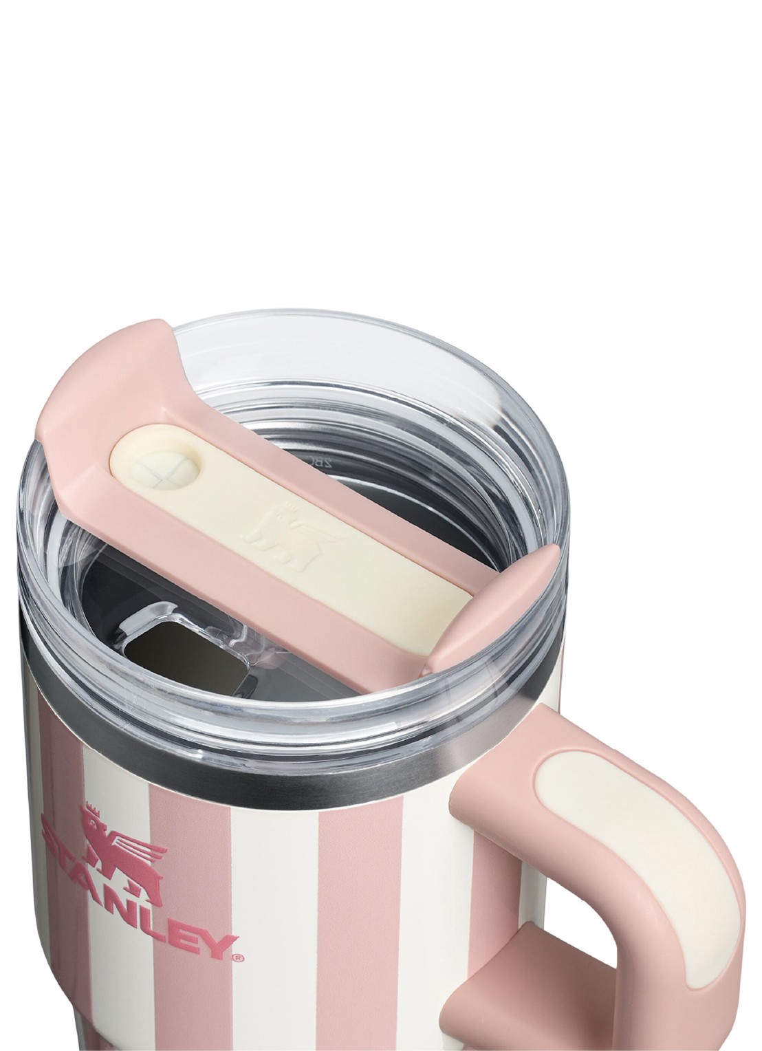 Stanley De Quencher® H2.O FlowState™ thermosfles 0,6 liter - achterkant 3 roze