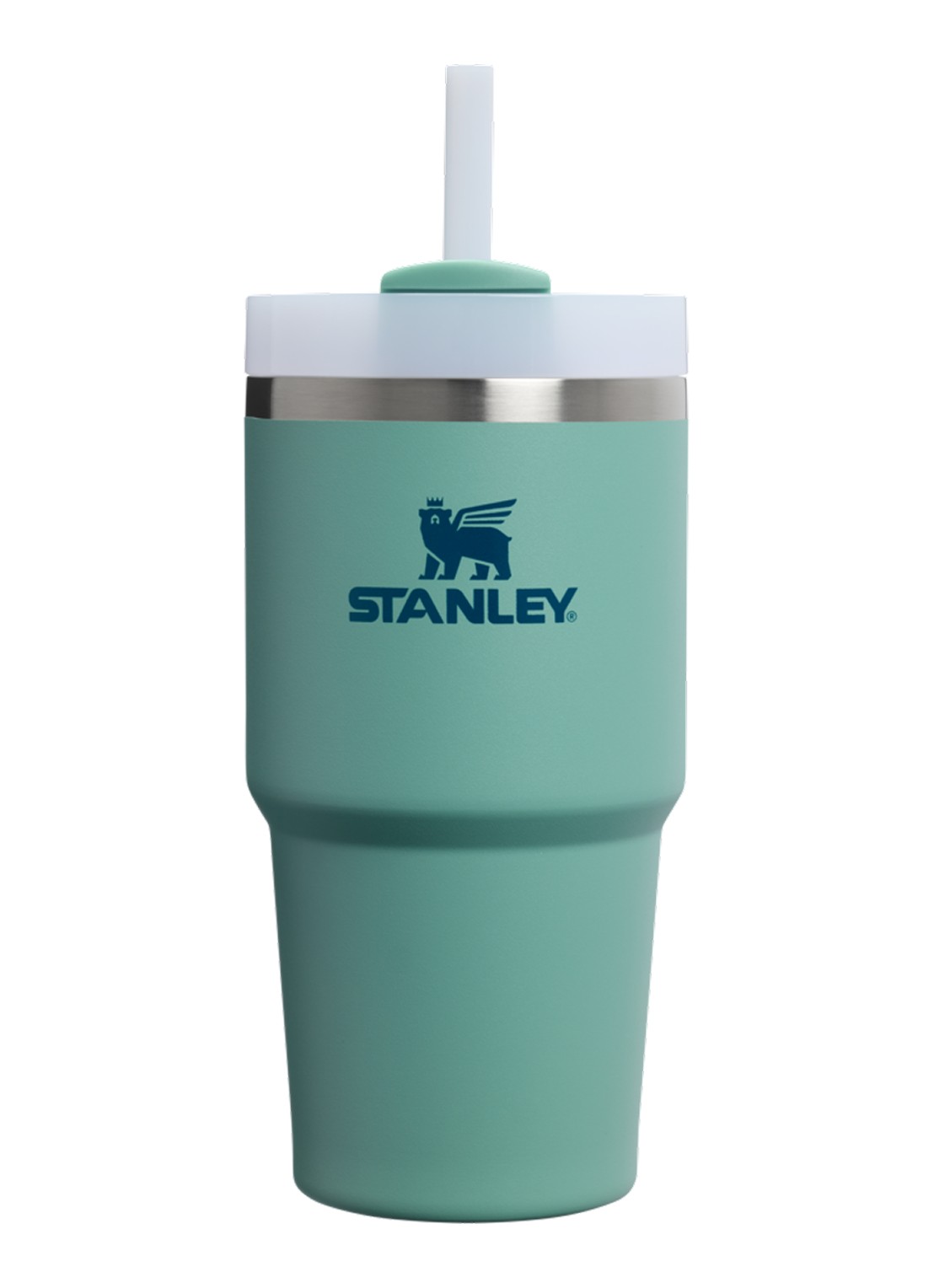Stanley De Quencher® H2.O FlowState™ thermosfles 0,6 liter - voorkant 2 lichtgroen