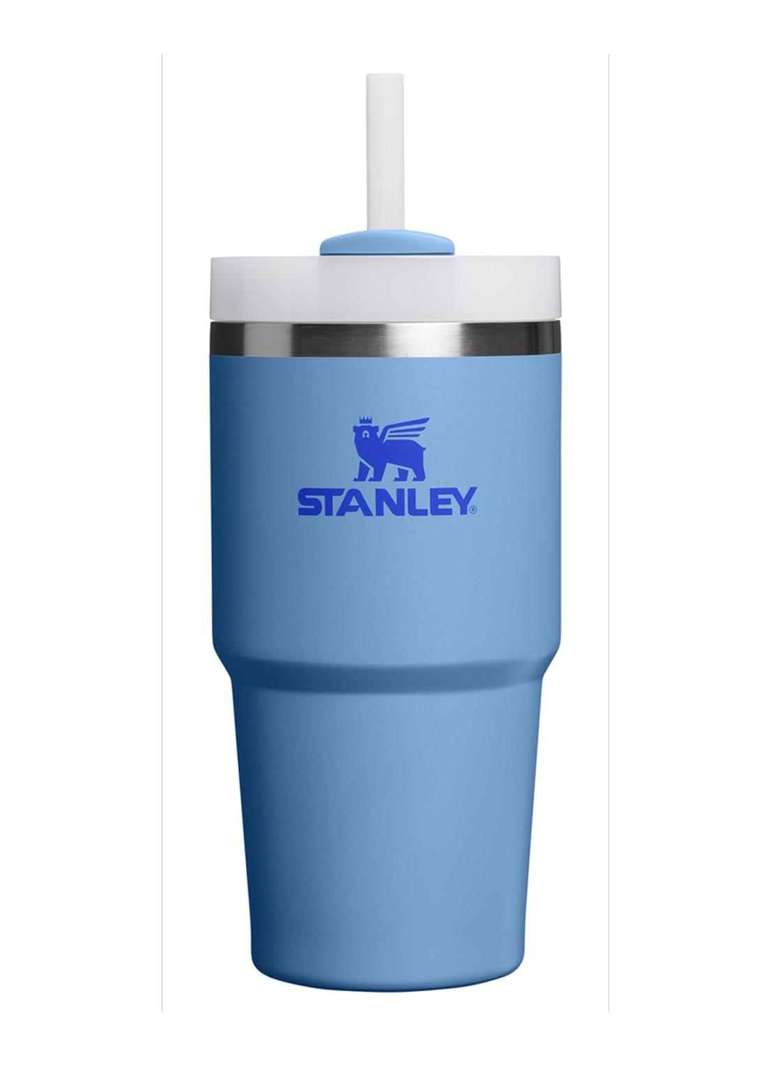 Stanley De Quencher® H2.O FlowState™ thermosfles 0,6 liter - voorkant 3 donkerblauw