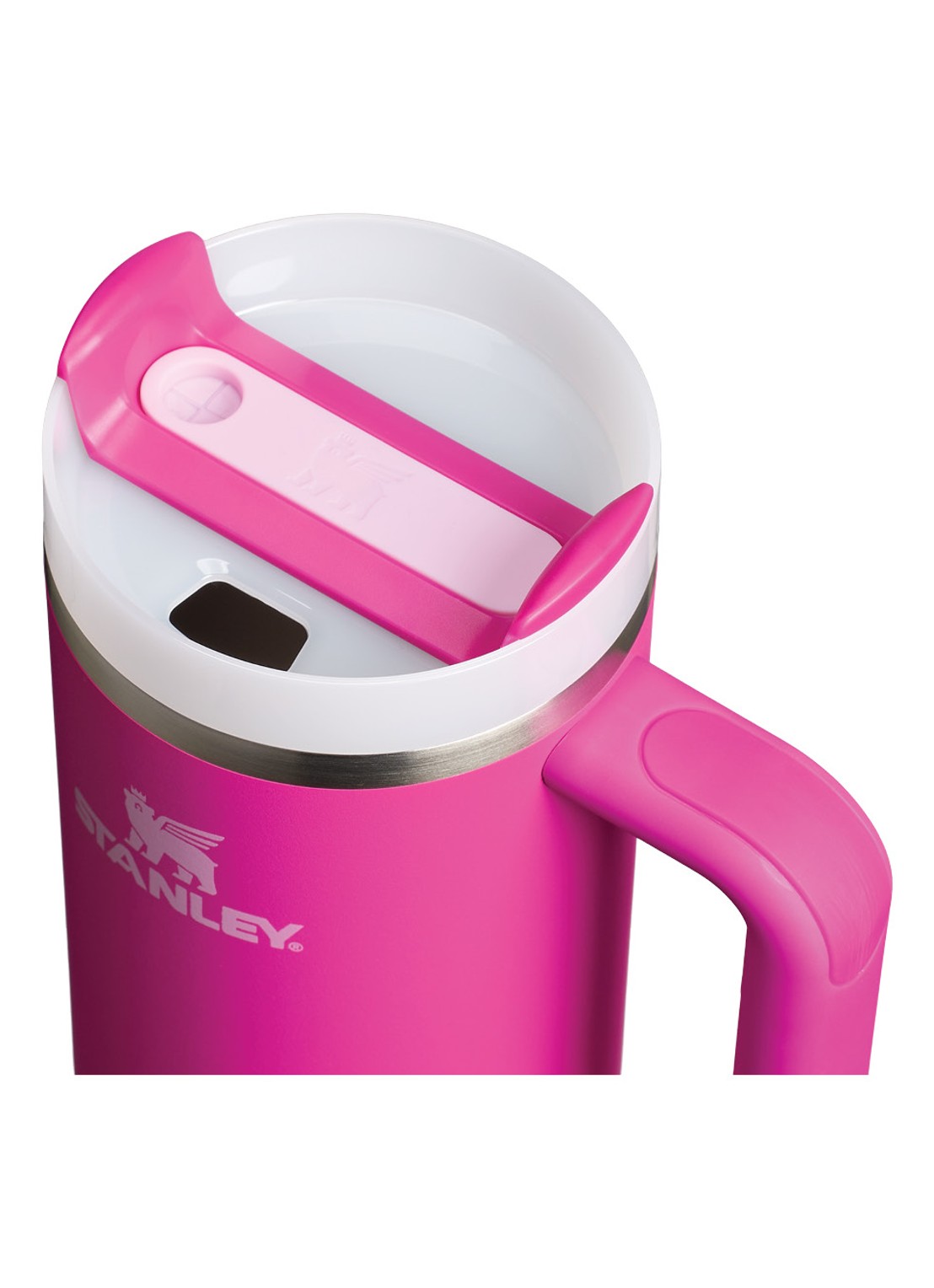 Stanley De Quencher® H2.O FlowState™ thermosfles 0,89 liter - achterkant 3 fuchsia