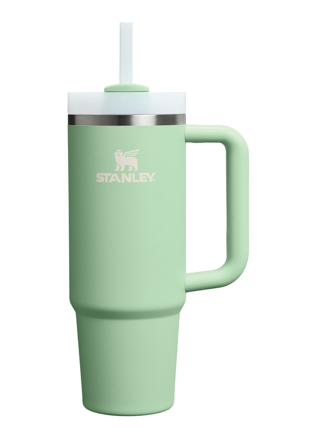 Stanley De Quencher® H2.O FlowState™ thermosfles 0,89 liter - voorkant lichtgroen