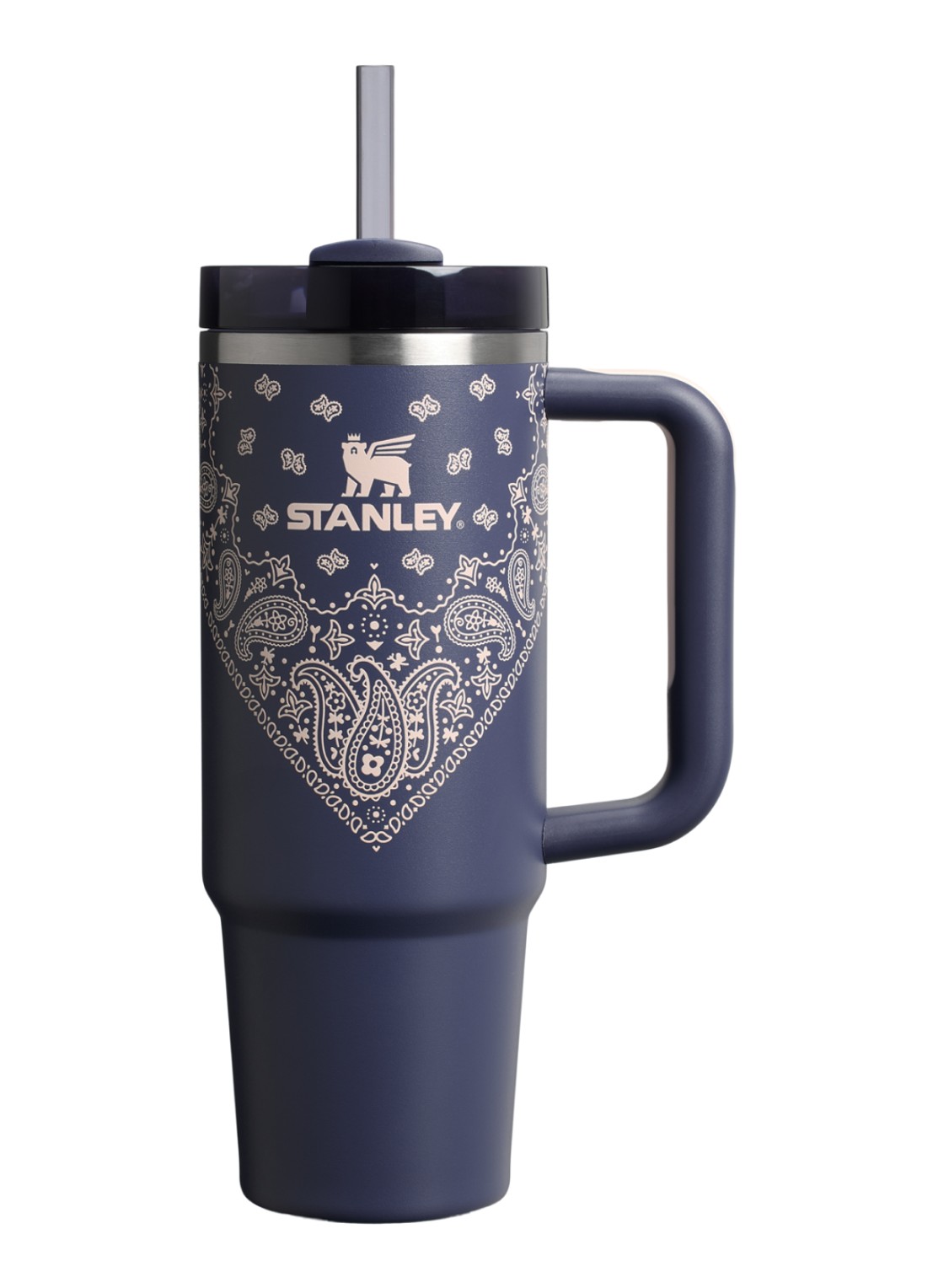 Stanley De Quencher® H2.O FlowState™ thermosfles 0,89 liter - voorkant 3 blauw
