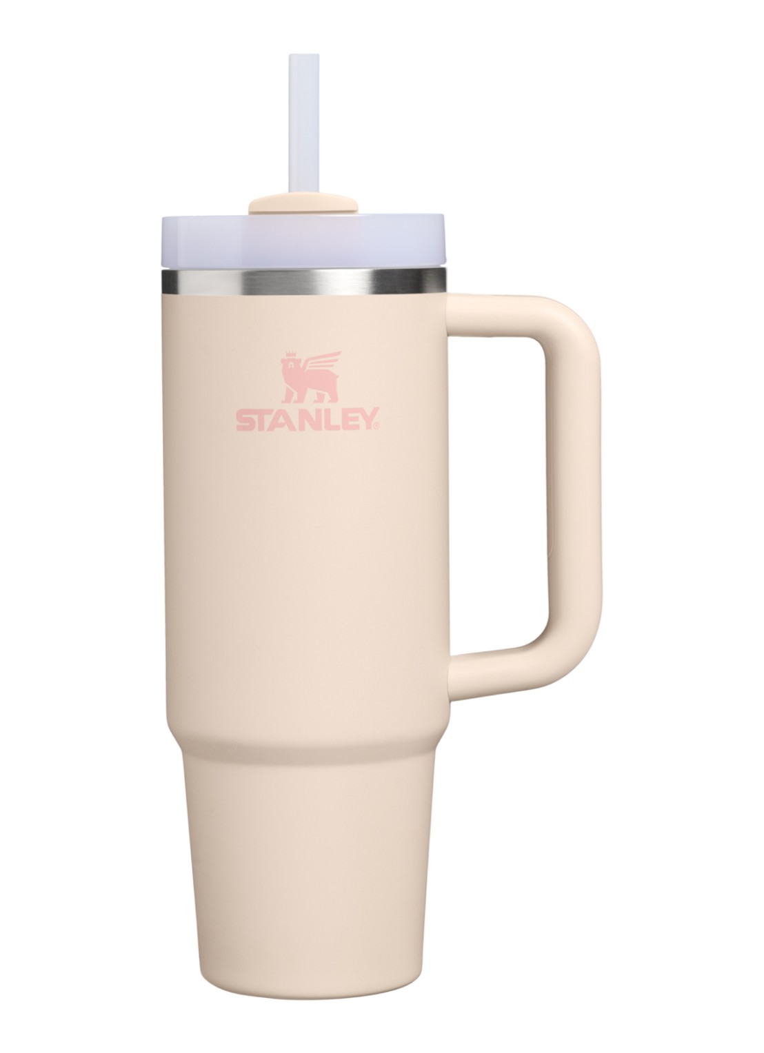 Stanley De Quencher H2.O FlowState™ thermosfles 0,89 liter - voorkant 2 beige