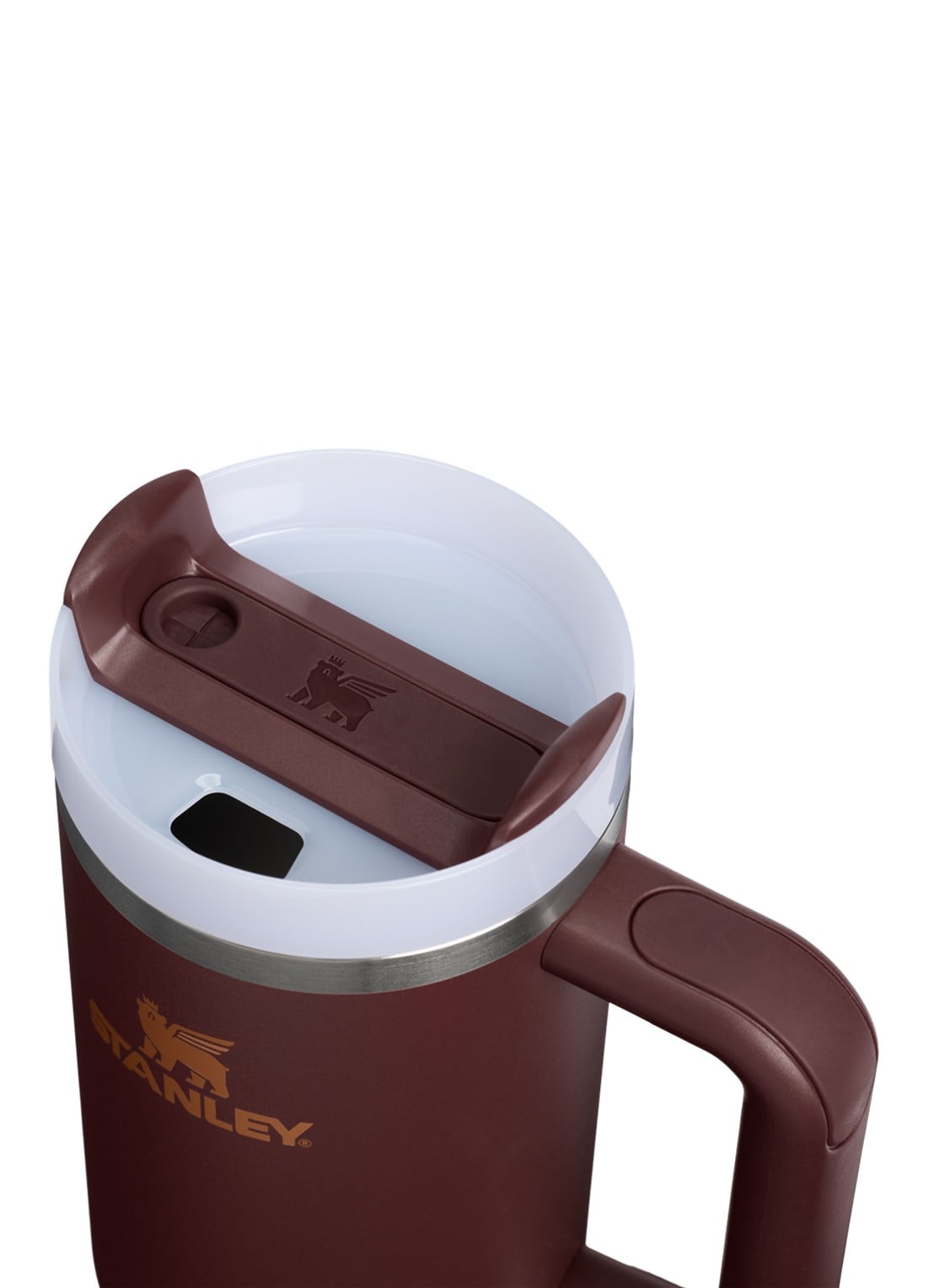 Stanley De Quencher H2.O FlowState™ thermosfles 0,89 liter - detail 2 donkerbruin