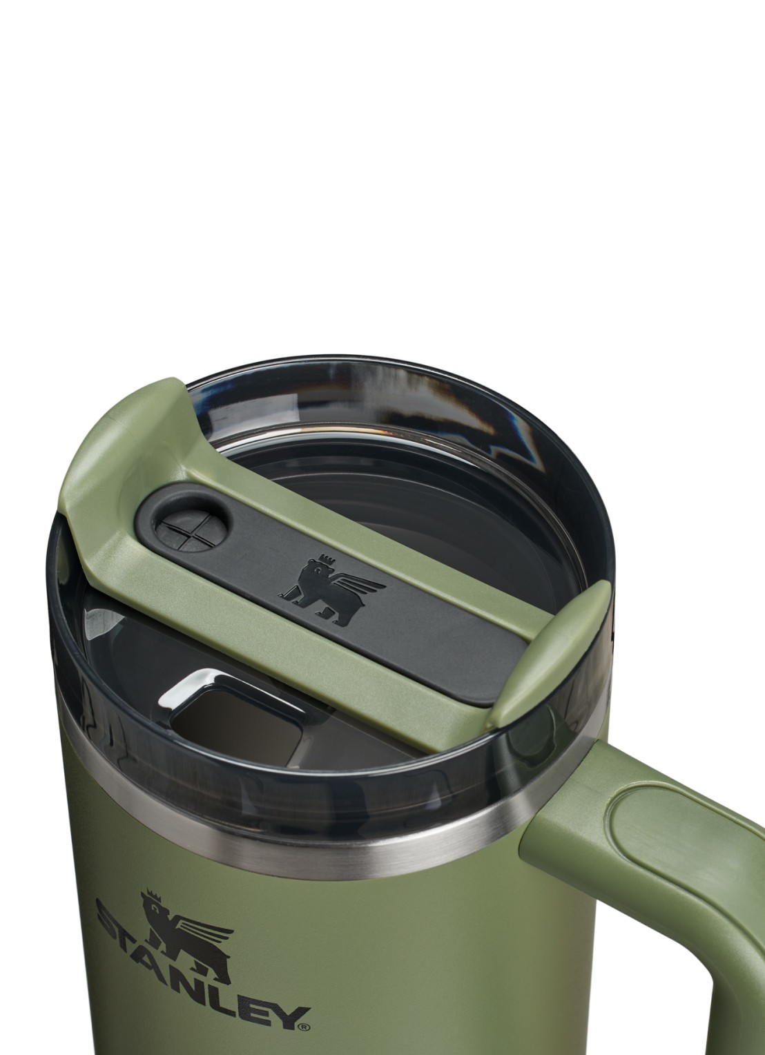 Stanley De Quencher H2.O FlowState™ thermosfles 0,89 liter - detail donkergroen