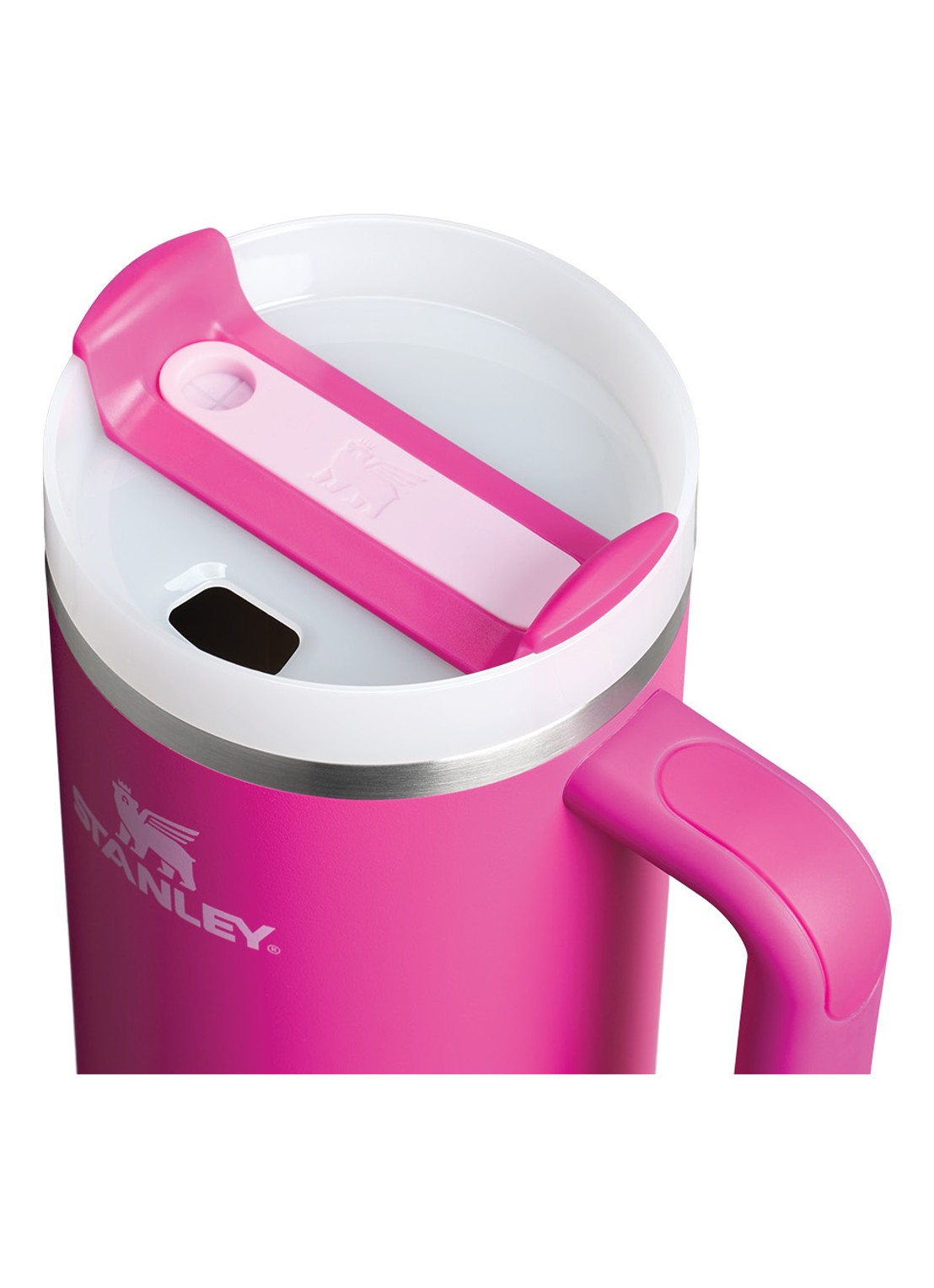 Stanley De Quencher® H2.O FlowState™ thermosfles 1,2 liter - achterkant 3 fuchsia