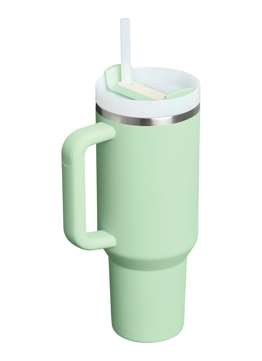 Stanley De Quencher® H2.O FlowState™ thermosfles 1,2 liter - voorkant 3 lichtgroen