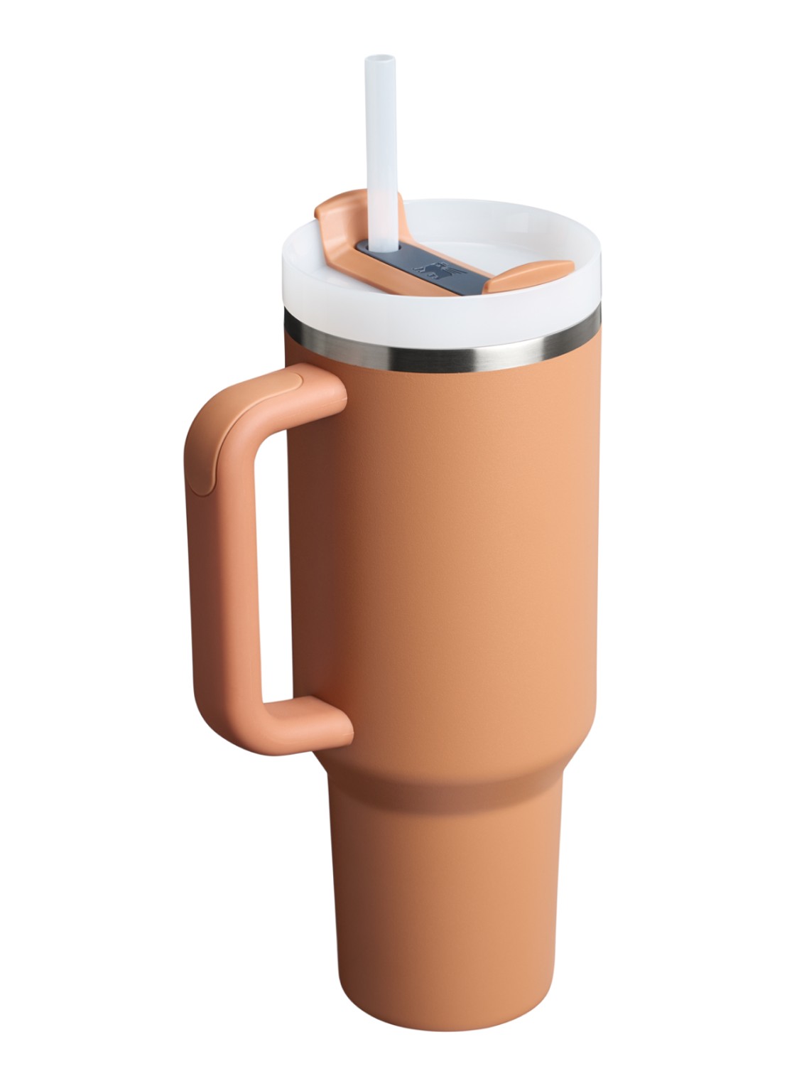 Stanley De Quencher® H2.O FlowState™ thermosfles 1,2 liter - achterkant 3 oranjebruin