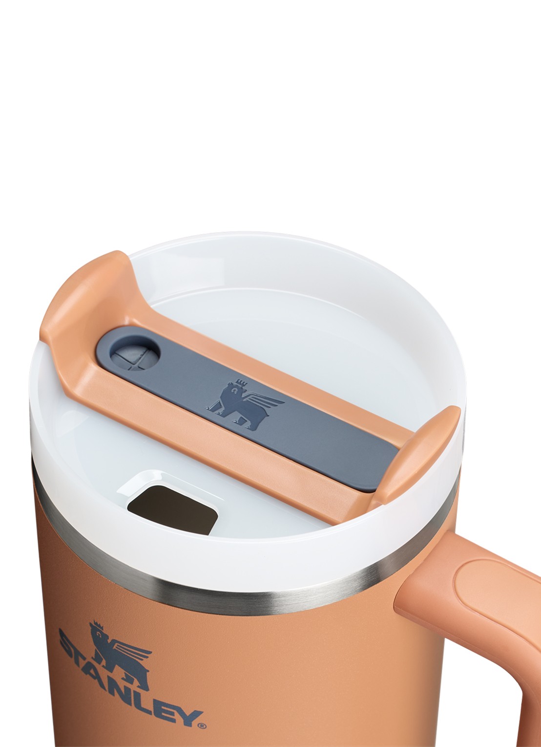Stanley De Quencher® H2.O FlowState™ thermosfles 1,2 liter - detail oranjebruin
