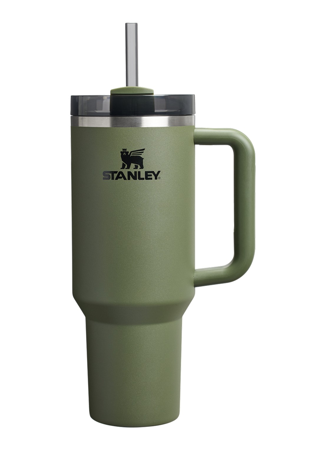 Stanley De Quencher® H2.O FlowState™ thermosfles 1,2 liter - voorkant 3 donkergroen