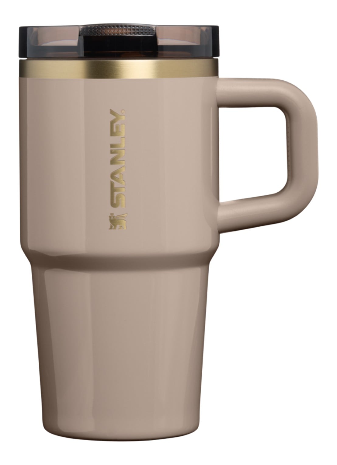 Stanley De Quencher ProTour Flip Straw thermosfles 0,59 liter - voorkant zand