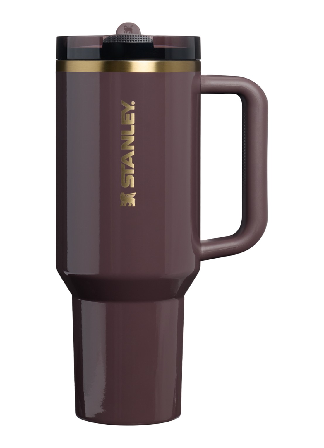 Stanley De Quencher ProTour Flip Straw thermosfles 1,18 liter - voorkant 2 aubergine