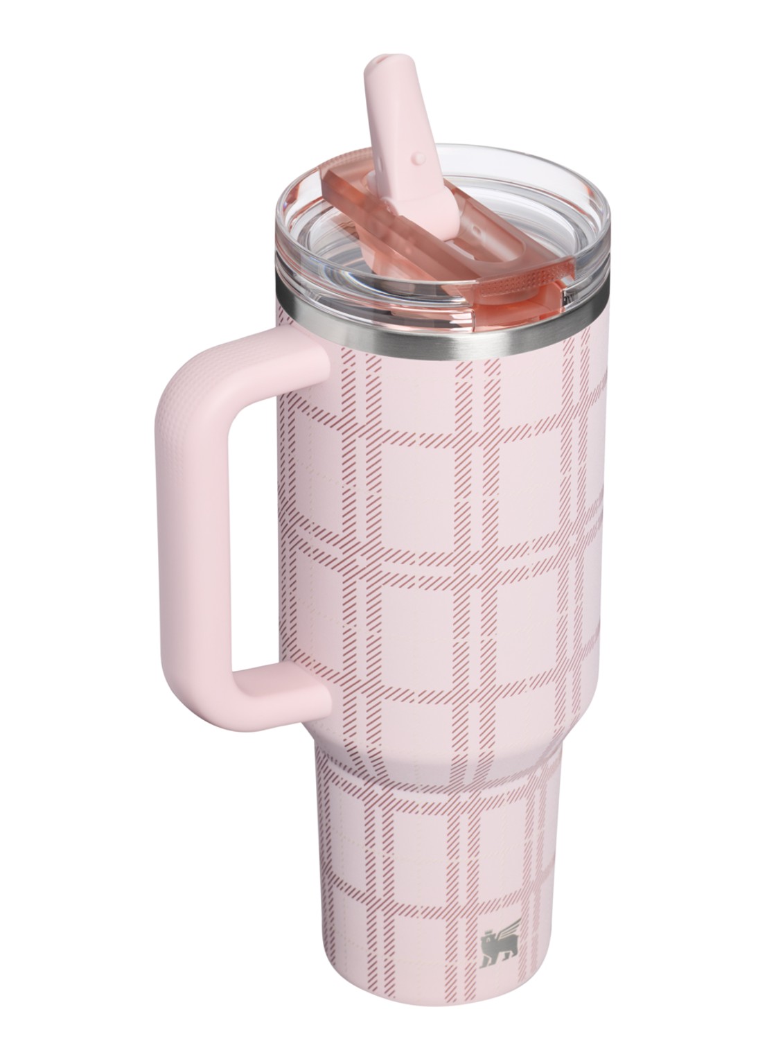 Stanley De Quencher ProTour Flip Straw thermosfles 1,18 liter - achterkant lichtroze