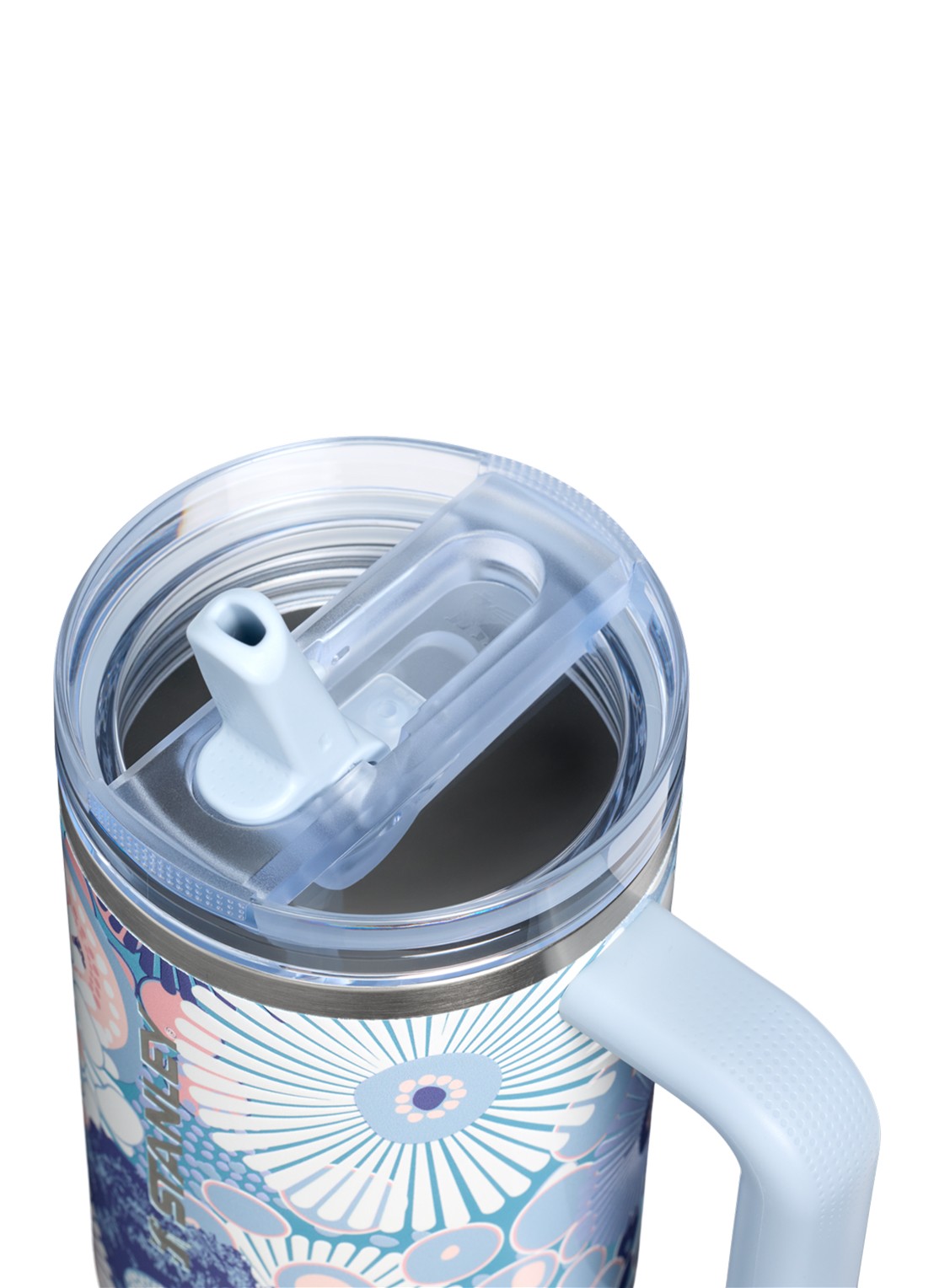 Stanley De Quencher ProTour Flip Straw waterfles 1,18 liter - detail lichtblauw