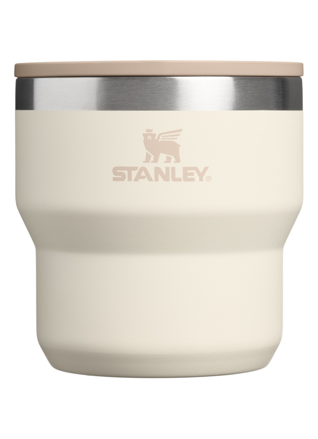 Stanley De Stay Hot Stacking Camp mok 0,29 liter - voorkant 2 beige