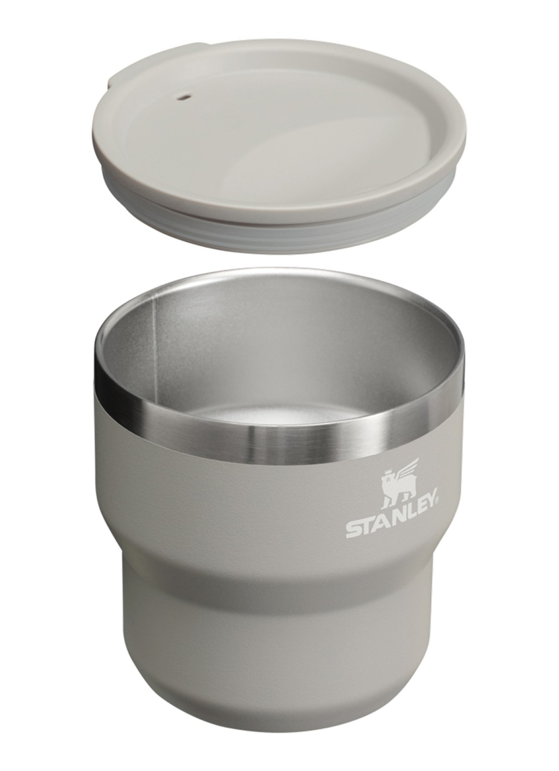 Stanley De Stay Hot Stacking Camp mok 0,29 liter - detail grijs
