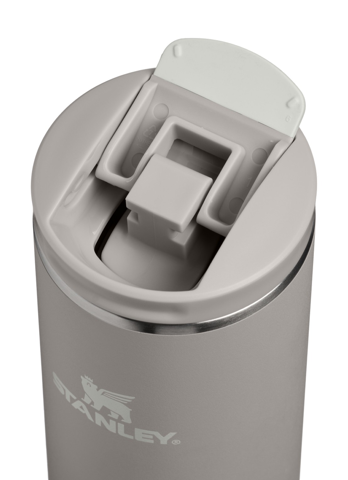 Stanley De Transit Flip Top thermosbeker 0,35 liter - voorkant 3 grijs