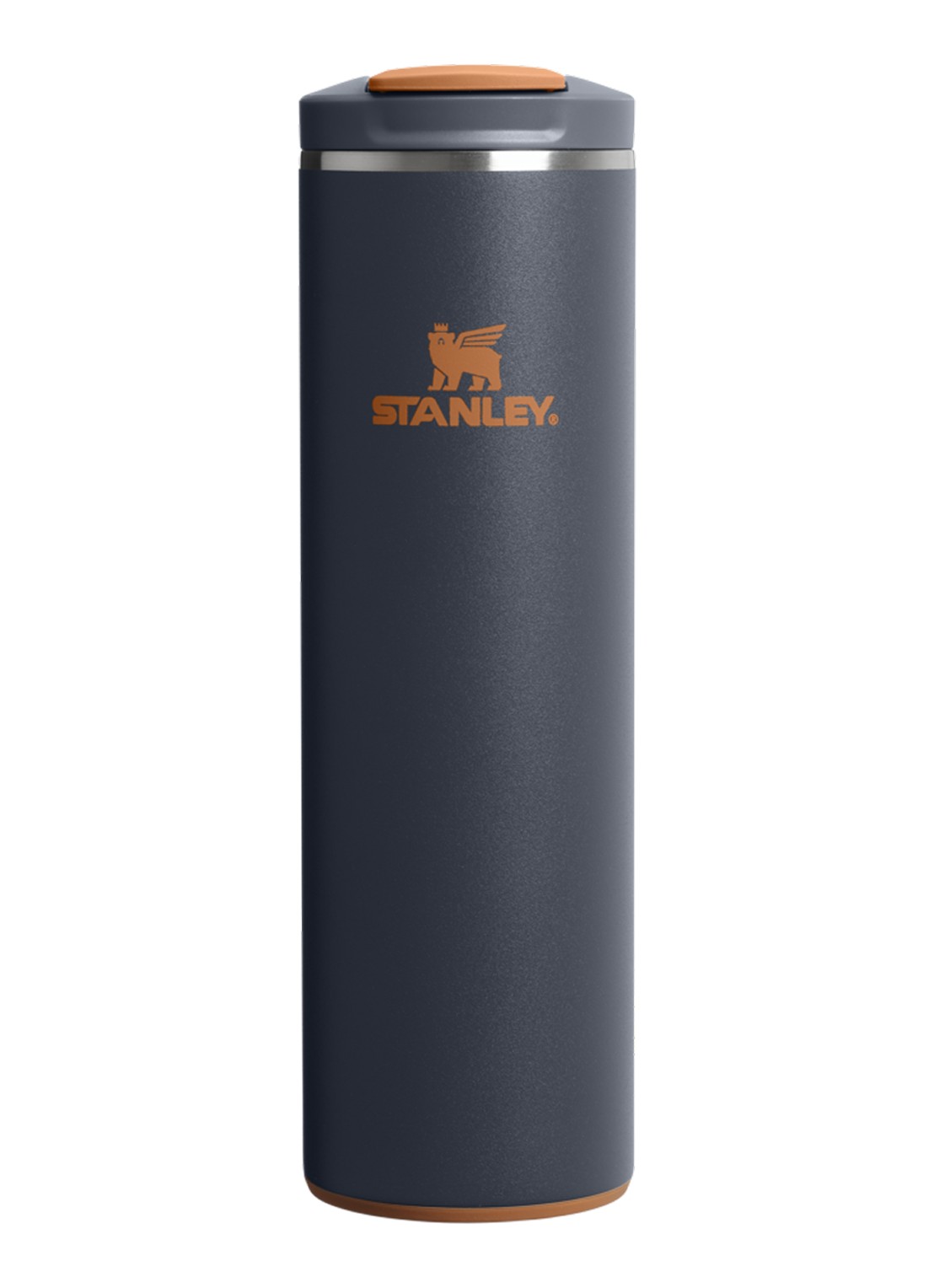 Stanley De Transit Flip Top thermosbeker 0,47 liter - voorkant blauw