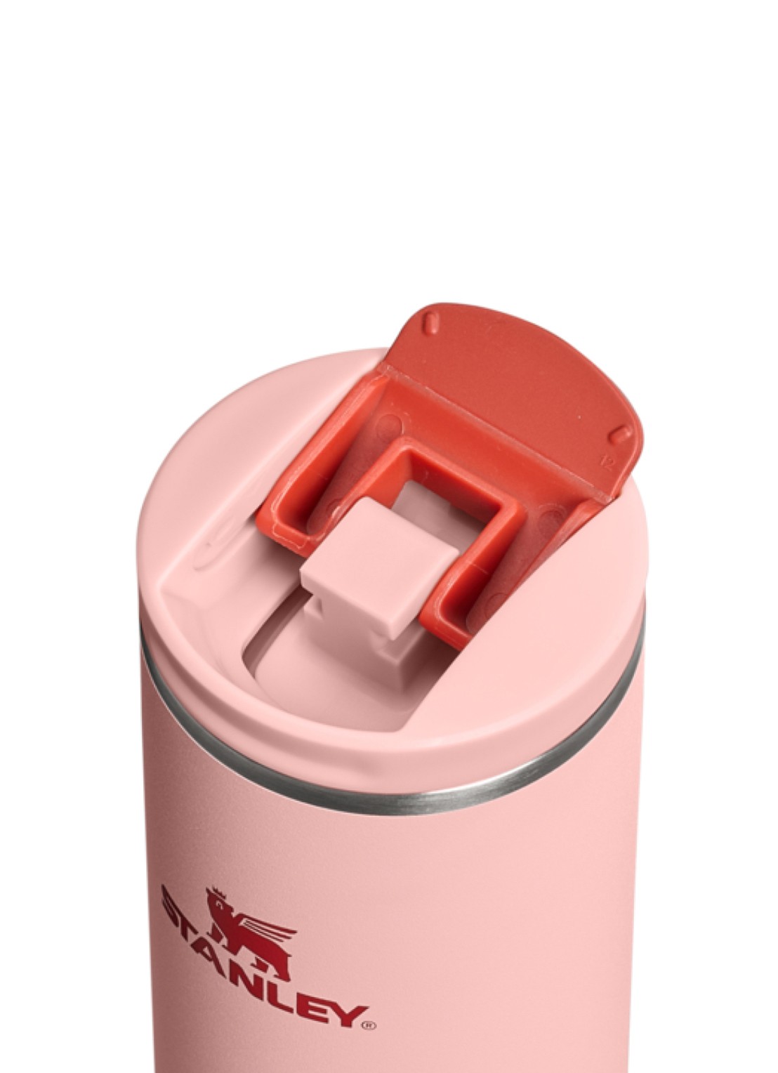 Stanley De Transit Flip Top thermosbeker 0,47 liter - detail zalmroze