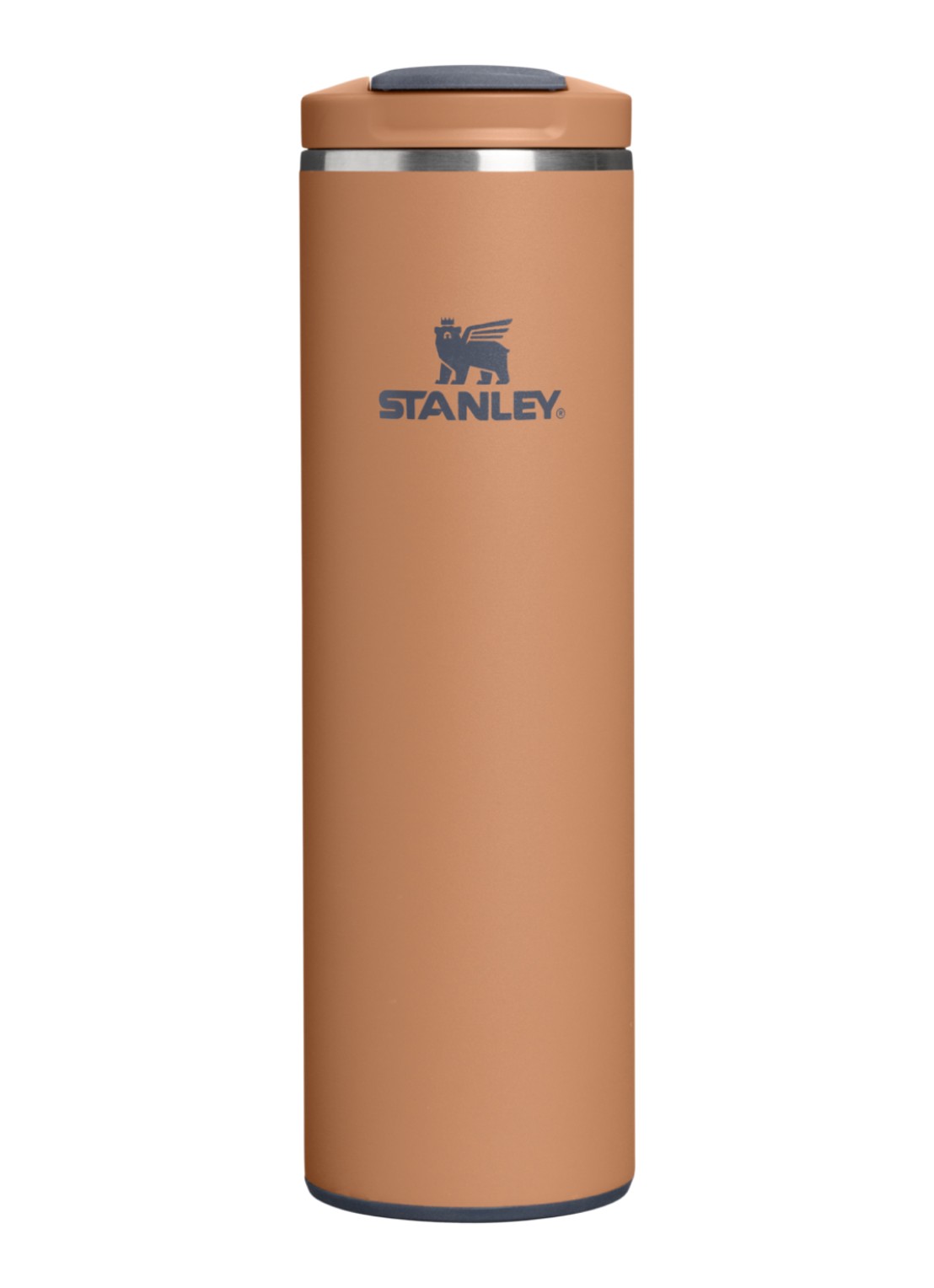 Stanley De Transit Flip Top thermosbeker 0,47 liter - voorkant 2 oranjebruin