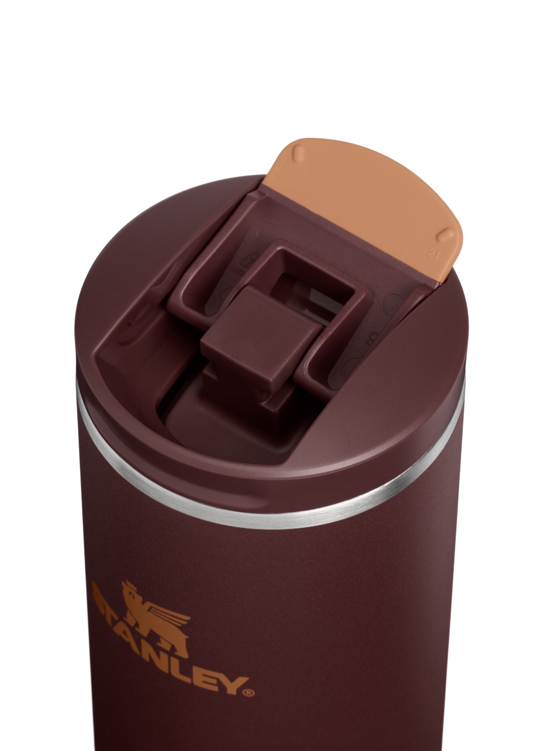 Stanley De Transit Flip Top thermosbeker 0,47 liter - detail 3 donkerbruin