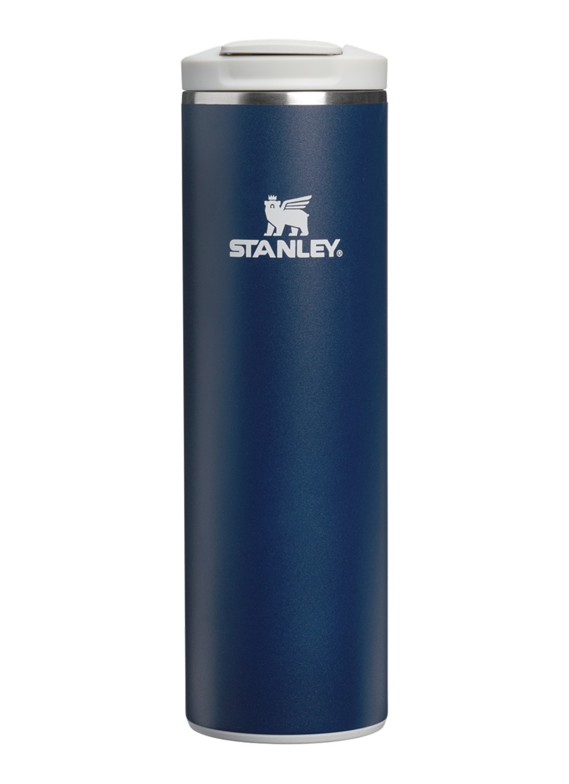 Stanley De Transit Flip Top thermosbeker 0,47 liter - voorkant donkerblauw