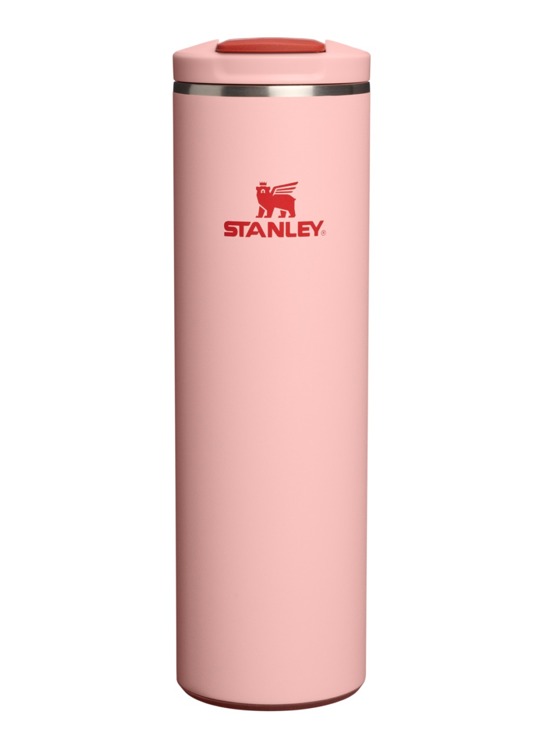 Stanley De Transit Flip Top thermosbeker 0,6 liter - voorkant 2 zalmroze