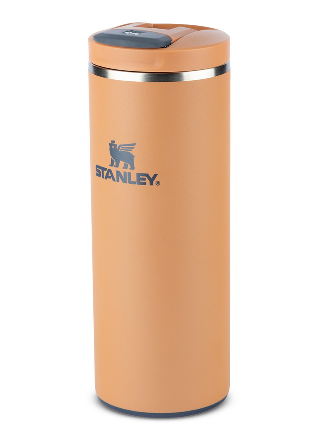 Stanley De Transit Fliptop thermosbeker 0,35 liter - achterkant oranjebruin