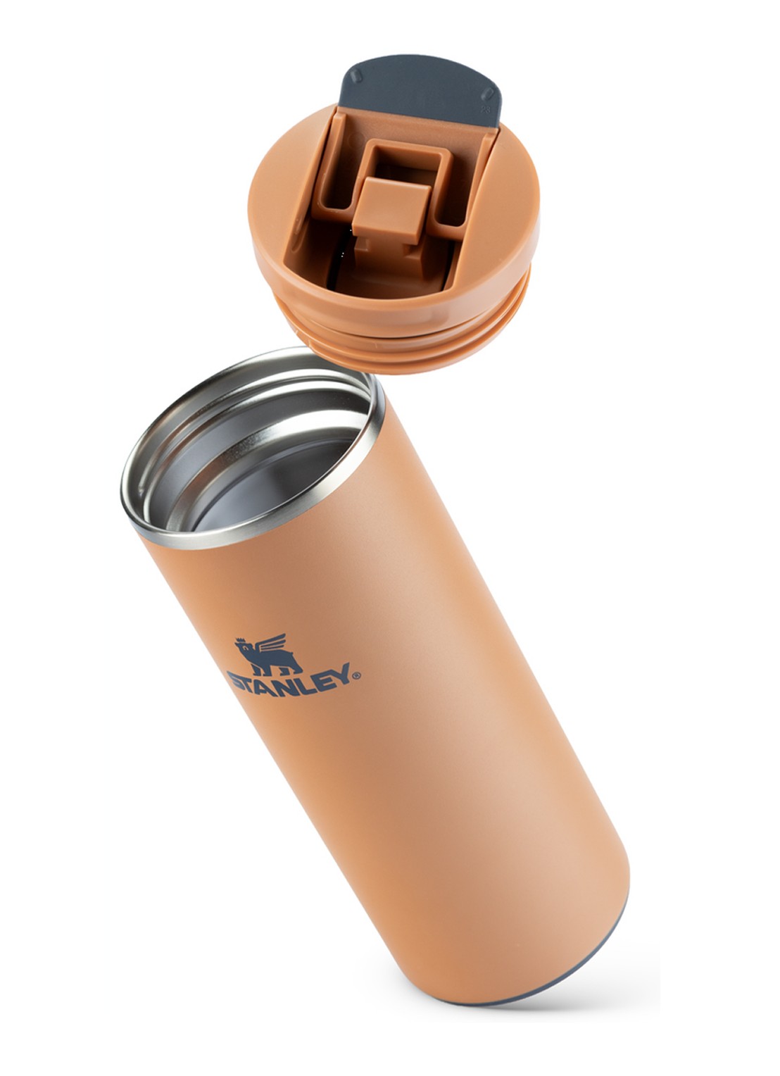 Stanley De Transit Fliptop thermosbeker 0,35 liter - detail 4 oranjebruin