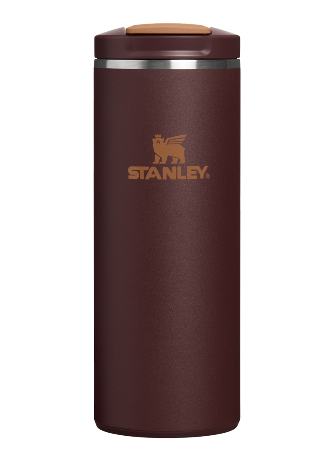 Stanley De Transit Fliptop thermosbeker 0,35 liter - voorkant 2 donkerbruin