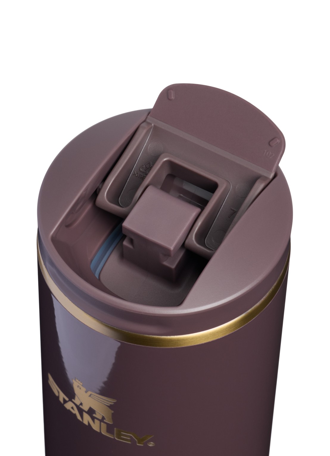 Stanley De Transit Fliptop thermosbeker 0,35 liter - detail 3 aubergine
