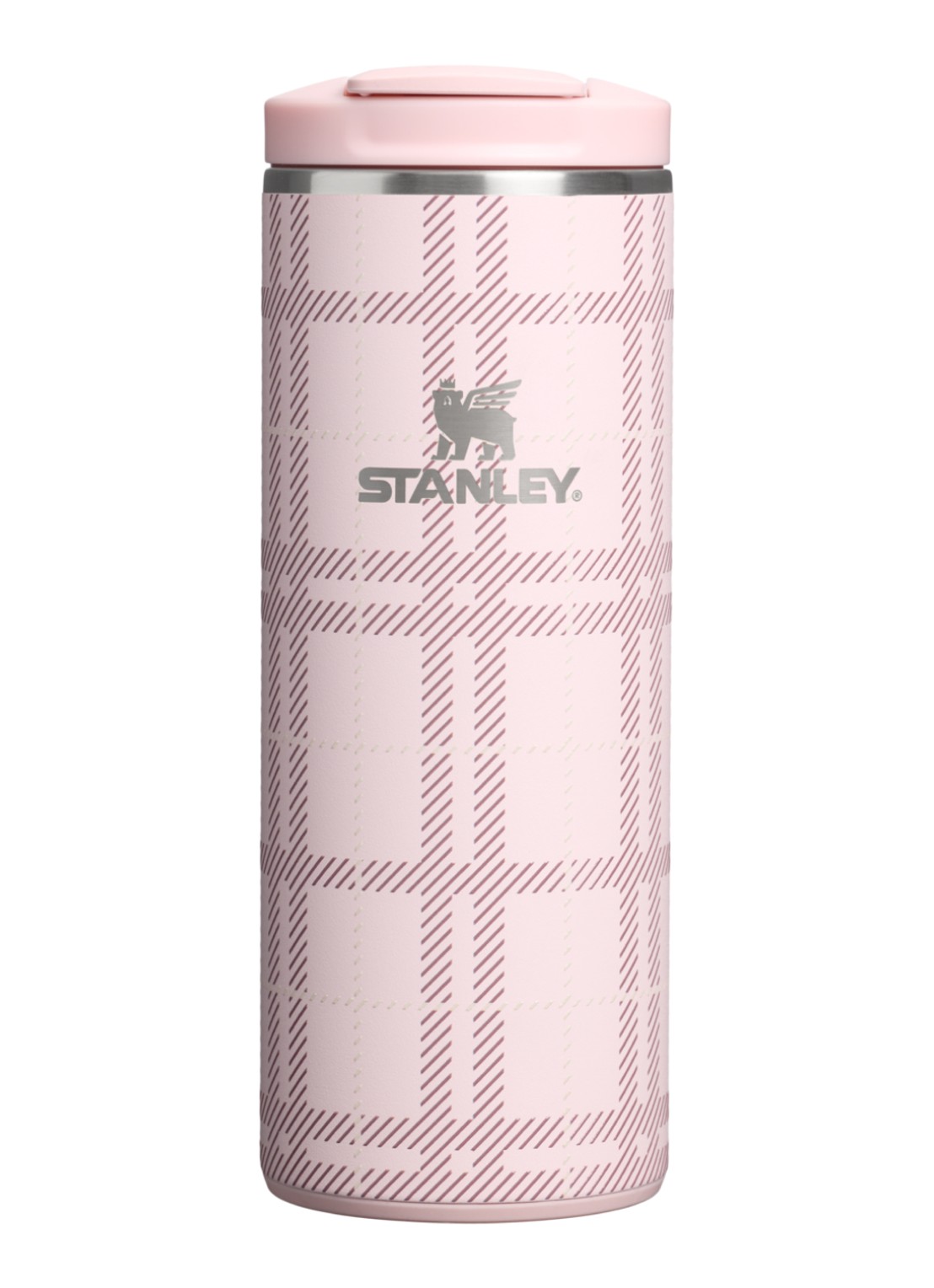 Stanley De Transit Fliptop thermosbeker 0,35 liter - voorkant 2 lichtroze