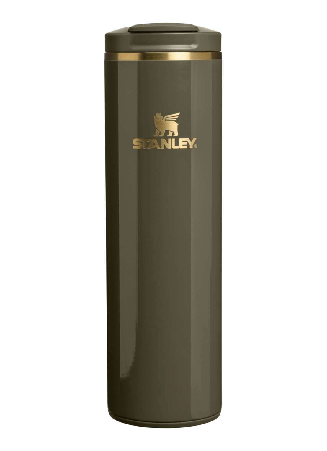 Stanley De Transit Fliptop thermosbeker 0,47 liter - voorkant 2 mosgroen
